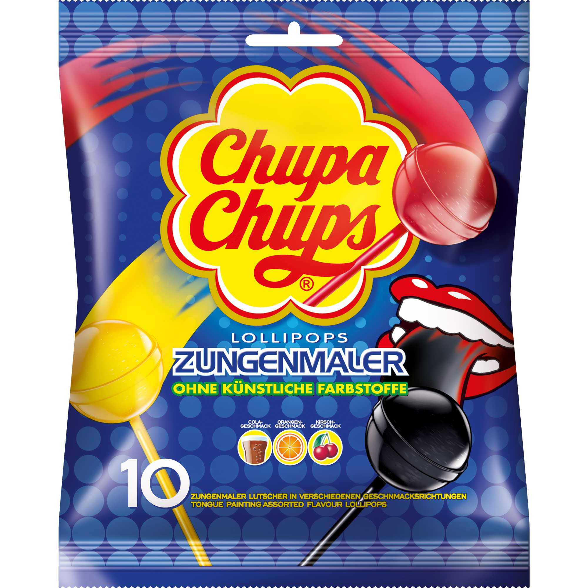 Chupa Chups nyelvfestős nyalóka (Graffiti) zacskós 12g  
