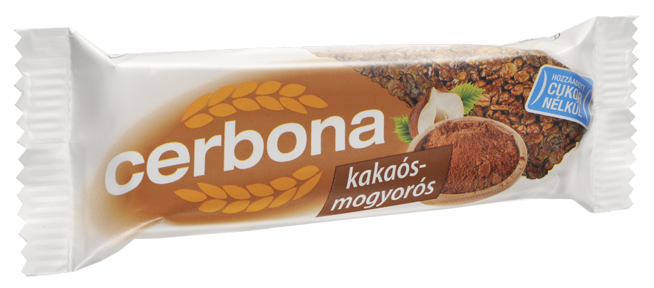 Cerbona müzliszelet kakaós-mogyorós 20g  