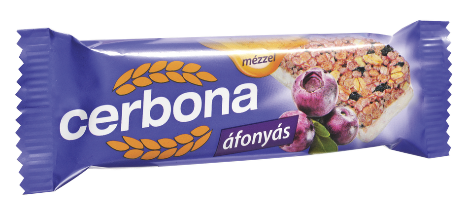 Cerbona müzliszelet áfonyás 20g 