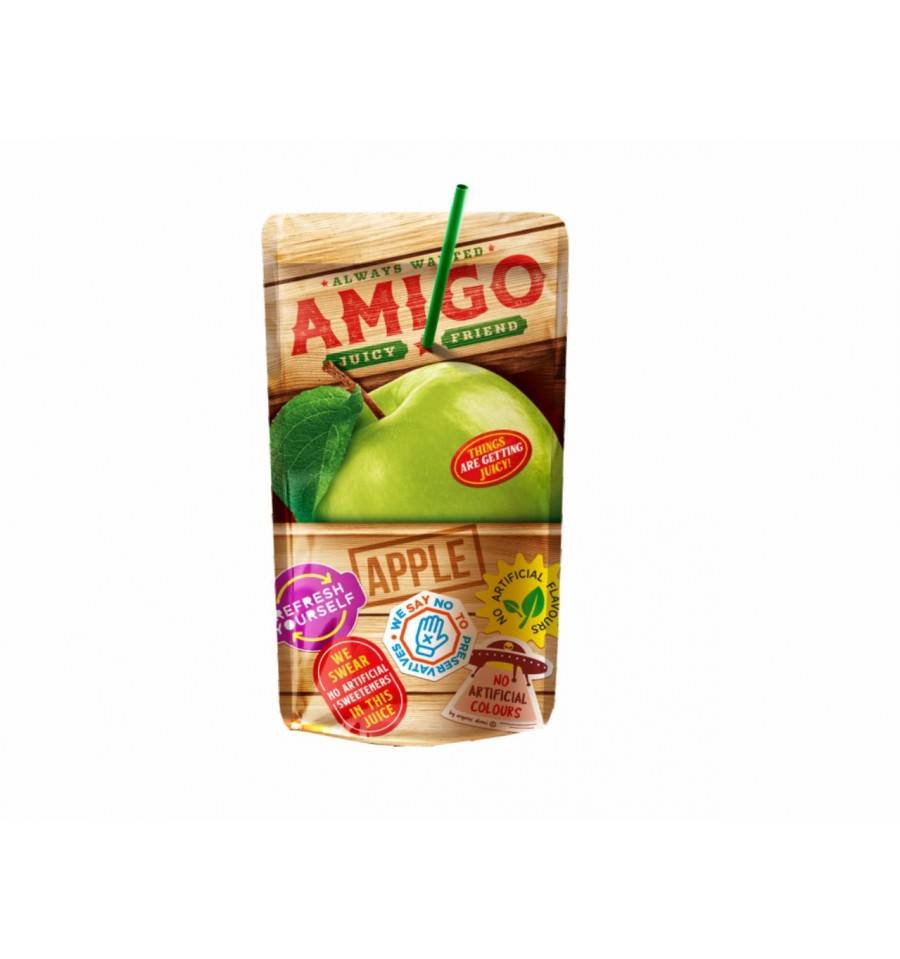 Amigo szívószálas alma 0,2l 