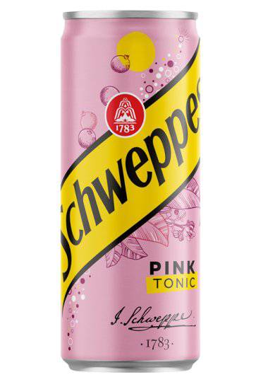 Schweppes Pink Tonic 0,33l CAN 