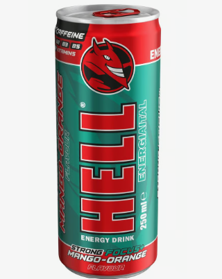 Hell Energy Focus Mangó-Narancs 250ml  DRS