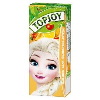TopJoy 0,2l szívószálas narancs-alma-ŐSZIBARACK 