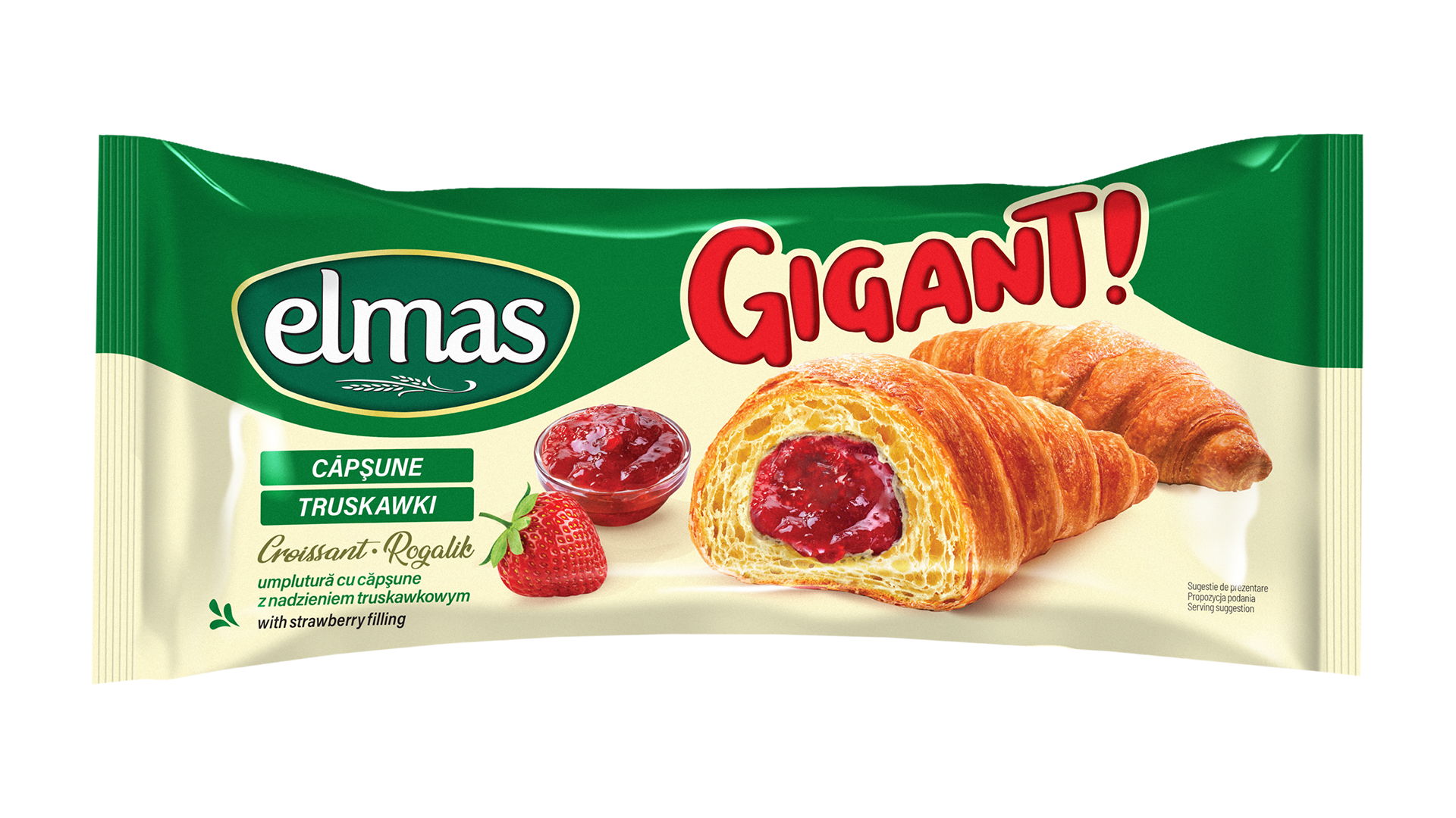 ELMAS Croissant GIGANT Epres 160g 