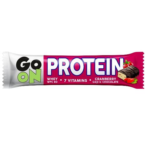 Go On Protein szelet Vörösáfonyás 50g 