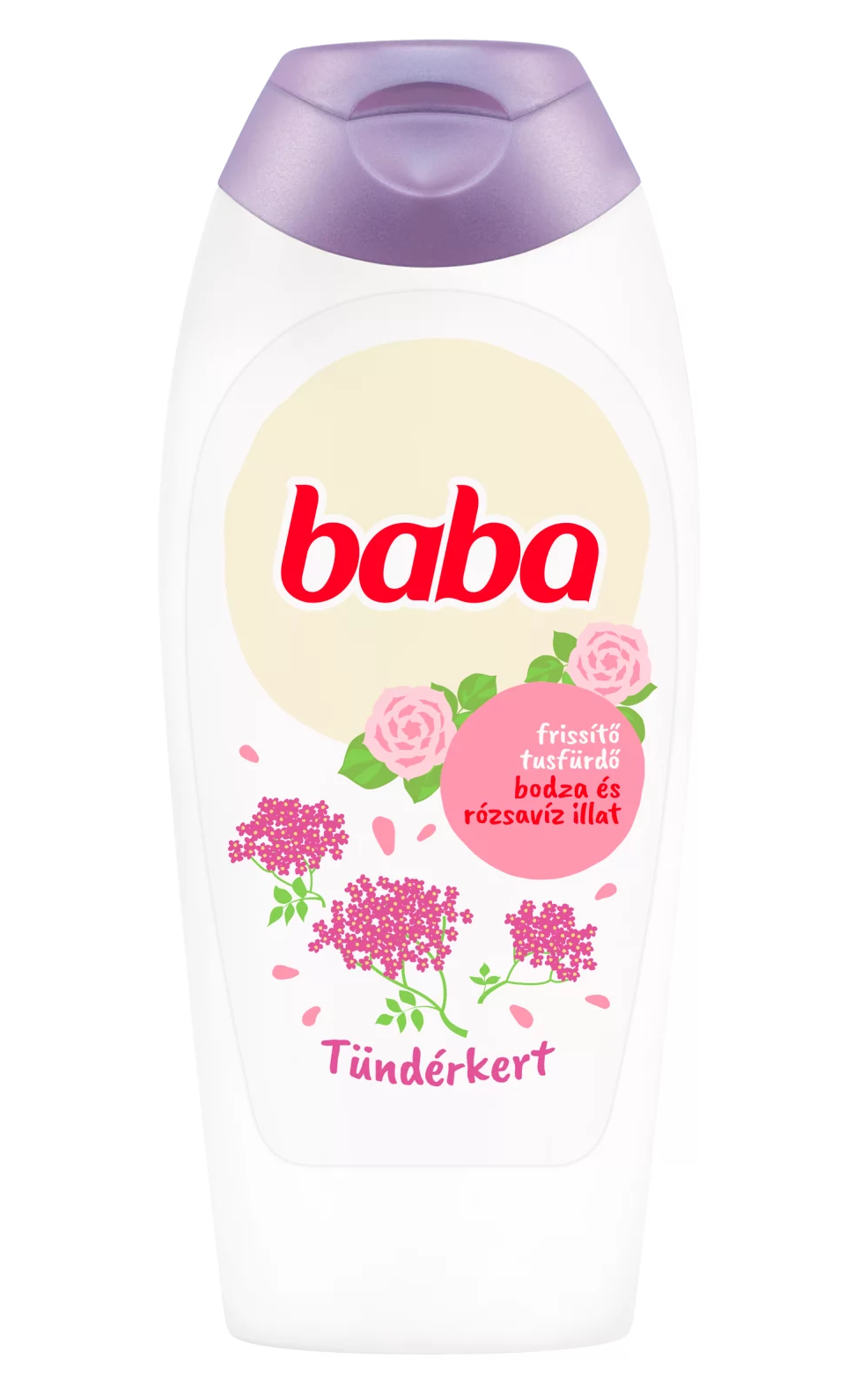 Baba Tusfürdő 400ml Bodza és Rózsavíz  (X)