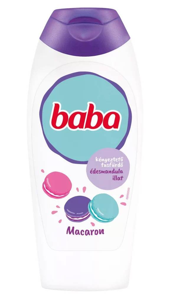 Baba Tusfürdő 400ml Édesmandula - Macaron  (X)