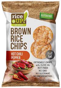 Rice Up! csípős chili rizs chips 60g 