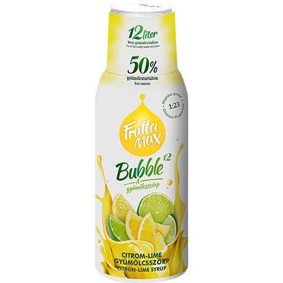 Frutta Max LIGHT Bubble citrom-lime gyümölcsszörp 500ml 