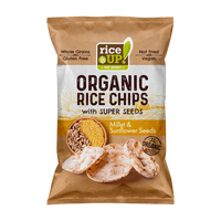 Rice Up! BIO köles&napraforgó chips 25g 