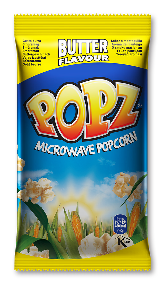 POPZ vajas popcorn SOLO 90g 