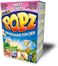 POPZ édes&sós popcorn 3PACK 3x85g 