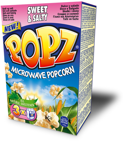 POPZ édes&sós popcorn 3PACK 3x85g 