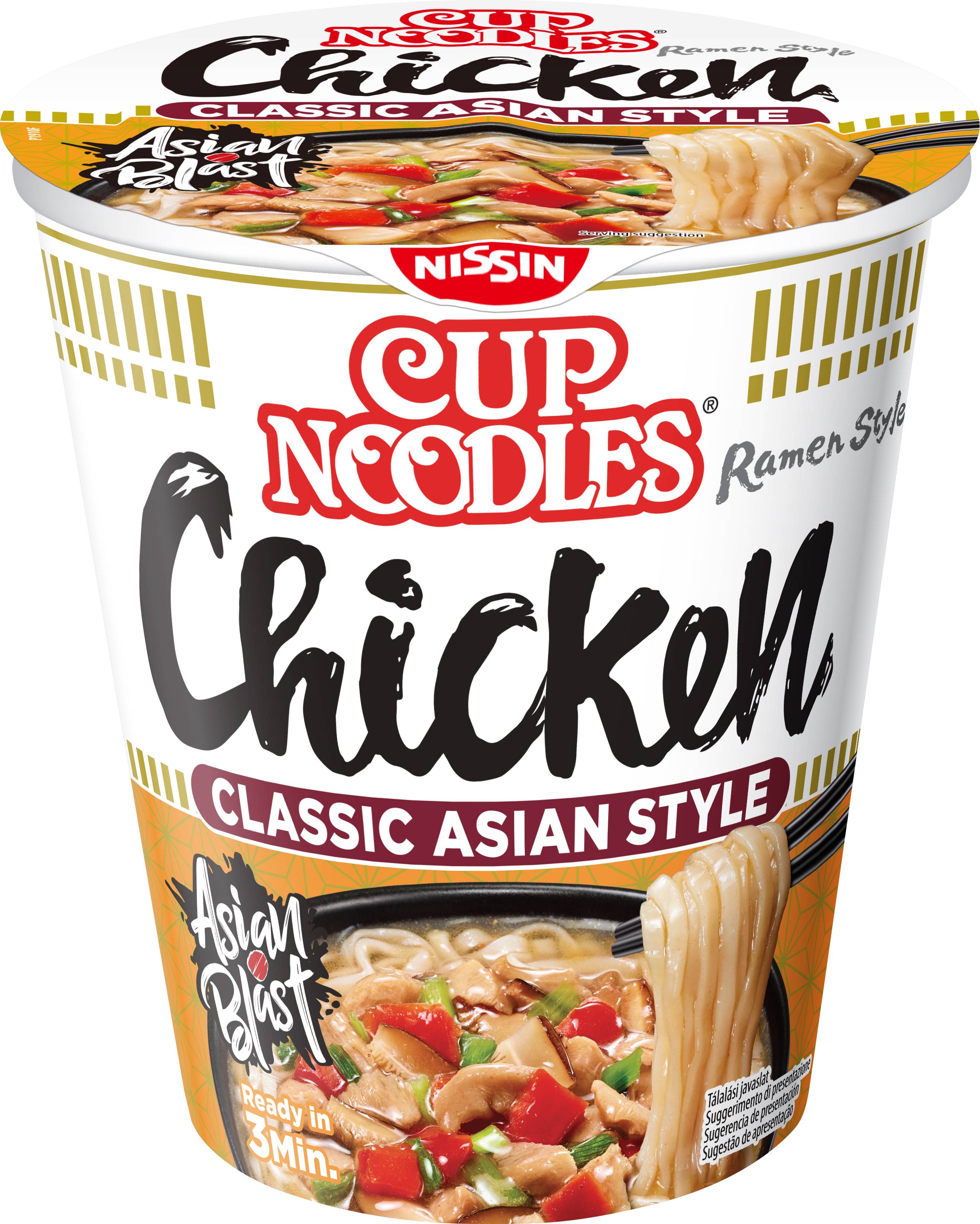Nissin Cup Noodles ízletes Csirke 67g 