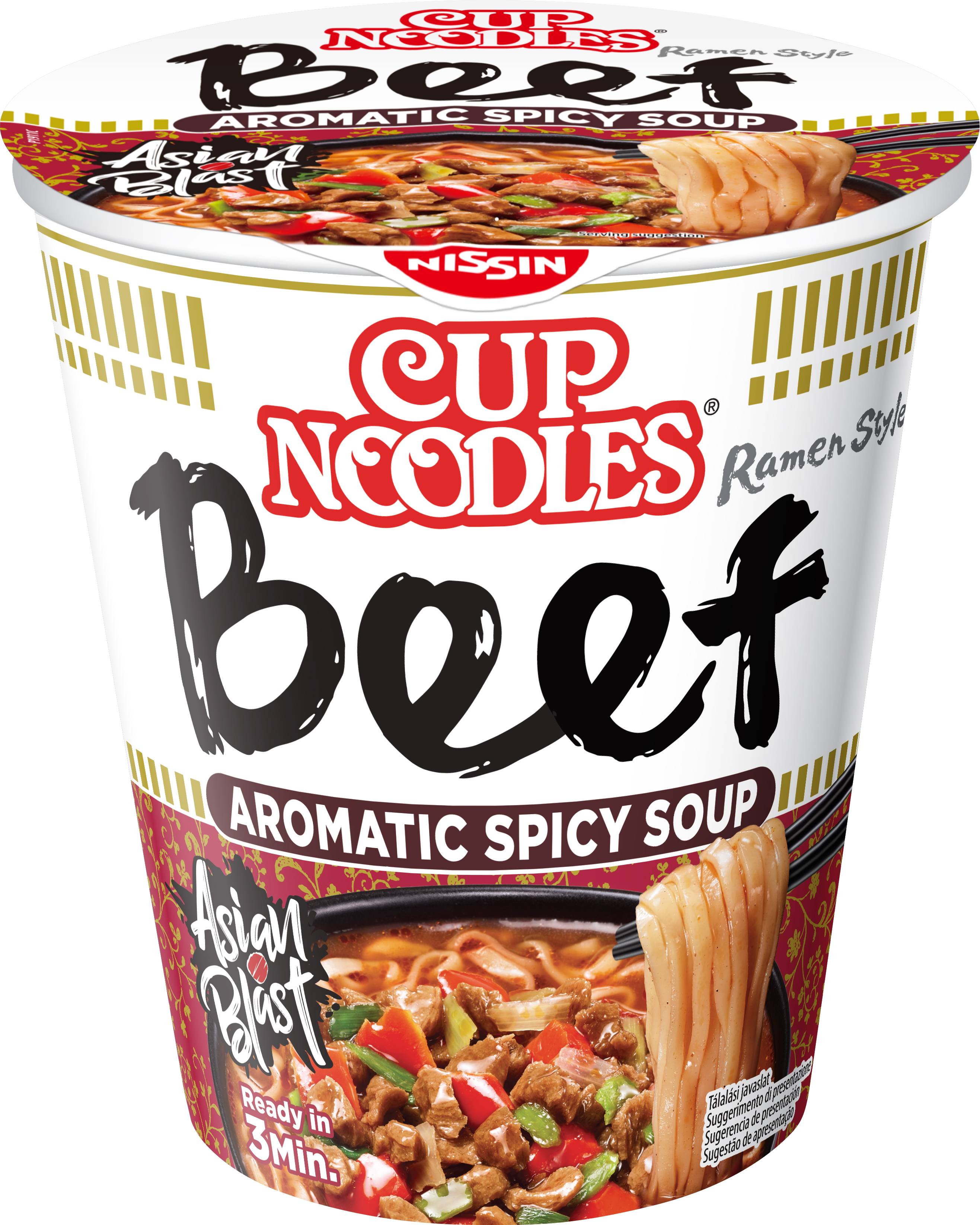 Nissin Cup Noodles Beef 64g 
