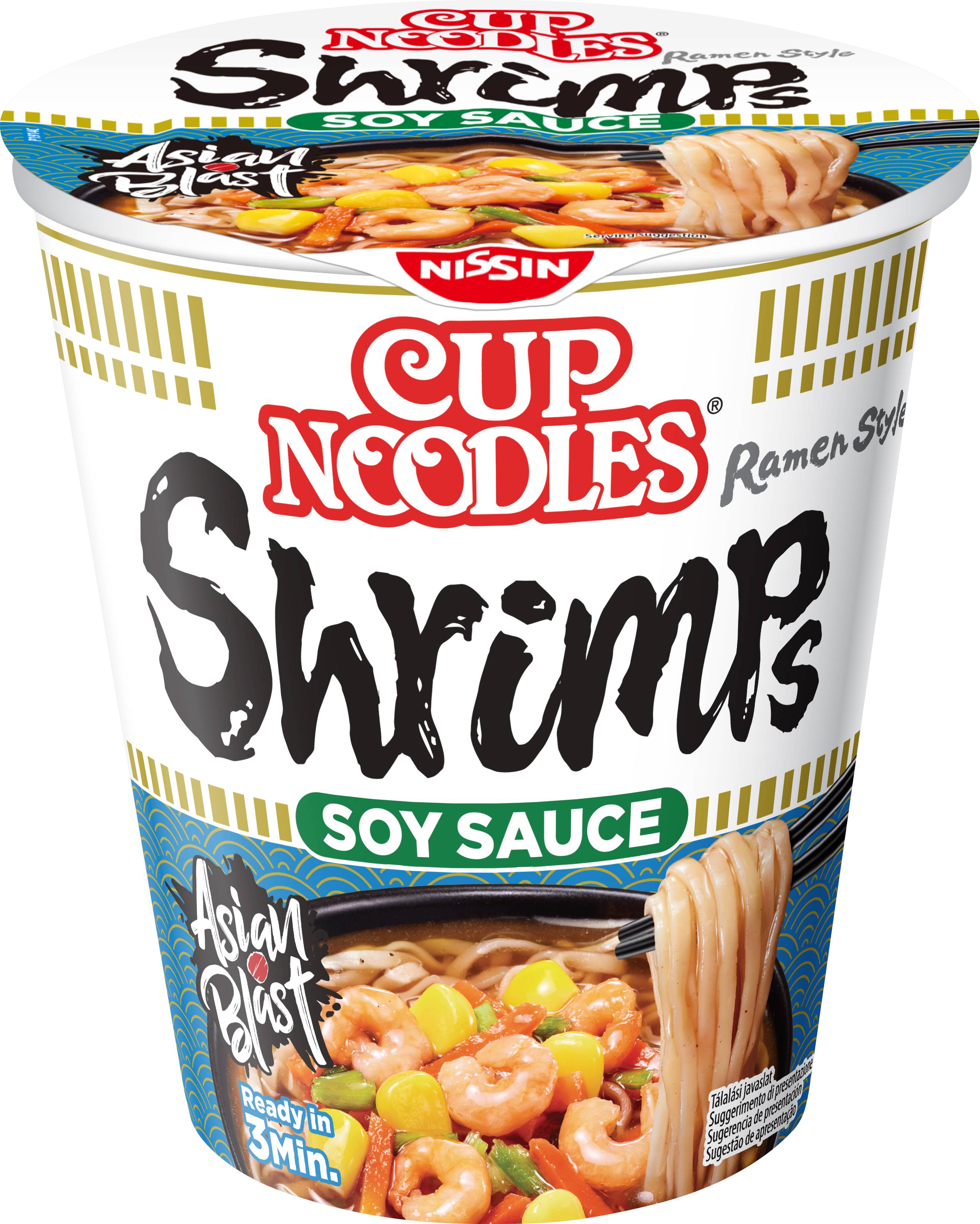 Nissin Cup Noodles Garnélarák 63g 
