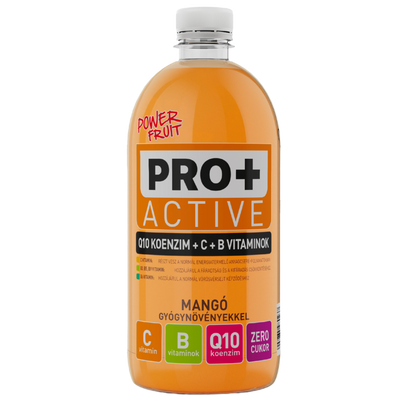 Power Pro+ Mangó Active Q10, C+B vitamin 750ml 
