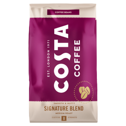 Costa Coffee 1kg Signature Blend Medium Roast pörkölt szemes kávé (KRÉM-8) 