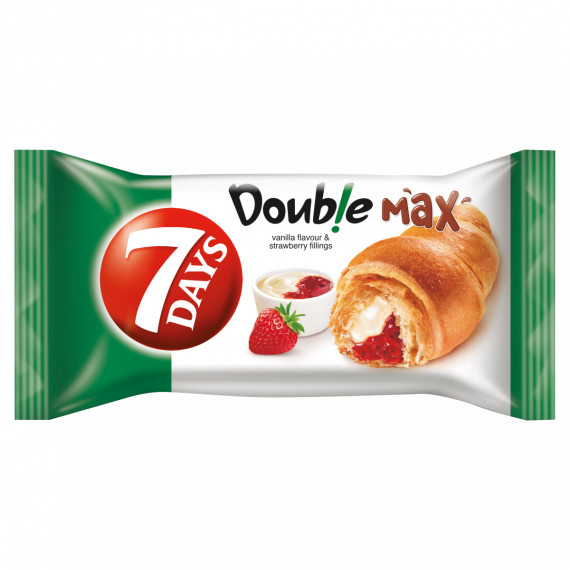 7Days Double Croissant eper-vanília 80g 