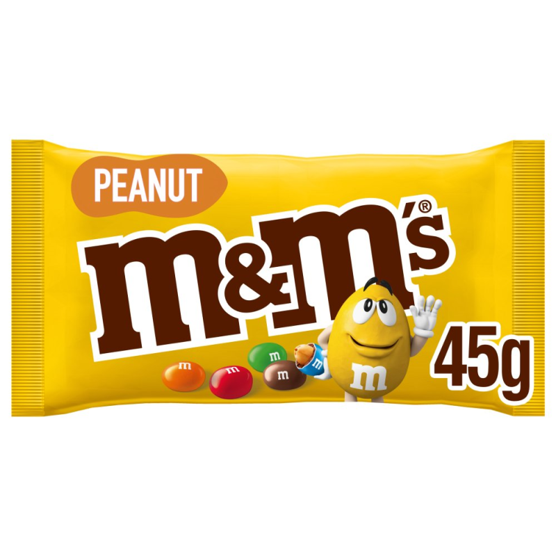 M&M's Földimogyorós drazsé tejcsokoládéban 45g 