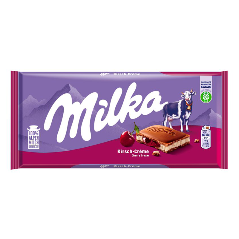 Milka Meggyes (Cherry) 100g 