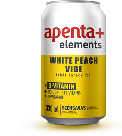 Apenta+ Elements 0,33l CAN White Peach 