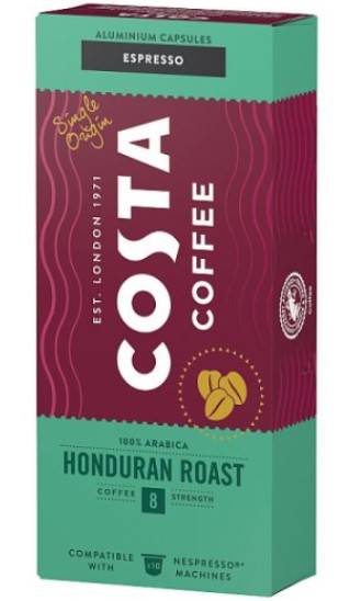 Costa Coffee NESP Honduras Espresso 57g 1x10 caps (ZÖLD-8) 