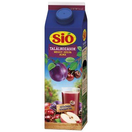 Sió 1L Rostos meggy-szilva-alma 12% 
