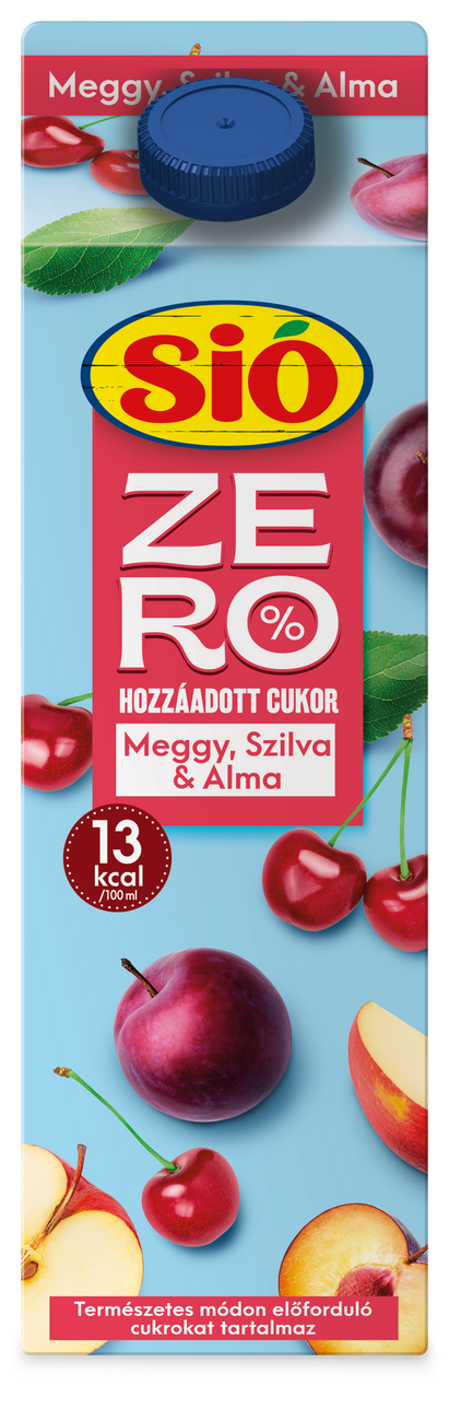 Sió Zero 1l Meggy-Szilva-Alma 20% 