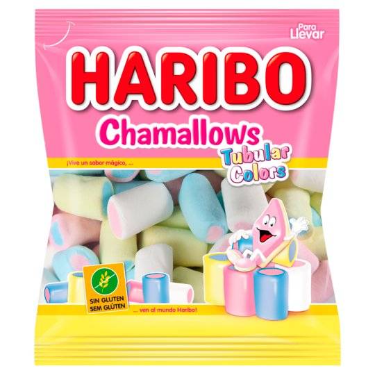 Haribo Chamallows Tubular Colors 90g 
