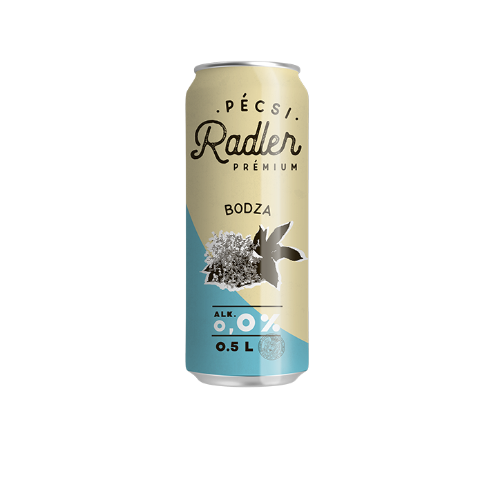 Pécsi Radler 0,0% Bodza 0,5l 