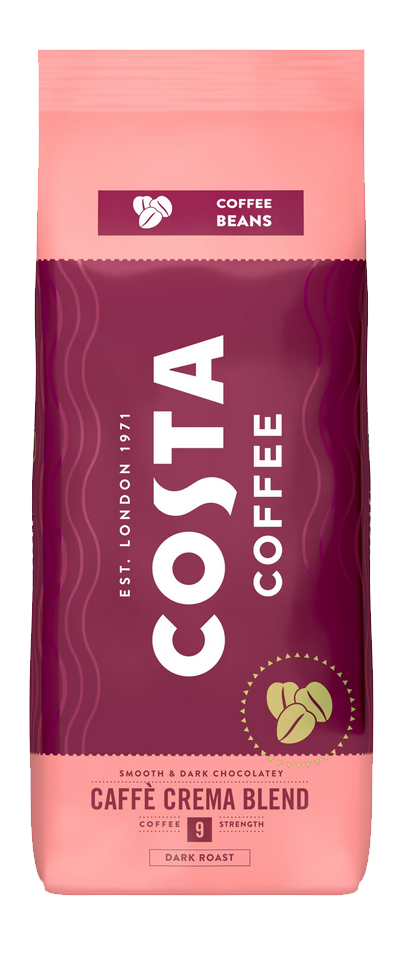 Costa Coffee 1kg Café Crema Blend 