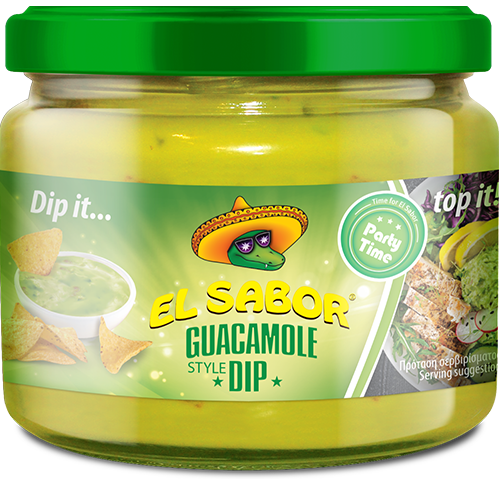 AKC - El Sabor avokádó (guacamole) mártogatós 300g  - 2025.03.12.