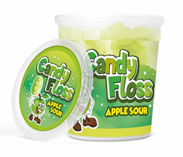 Candy Floss vattacukor sour apple 50g 