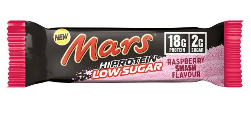 Mars HiProtein bar Low Sugar Raspberry Smash 55g   