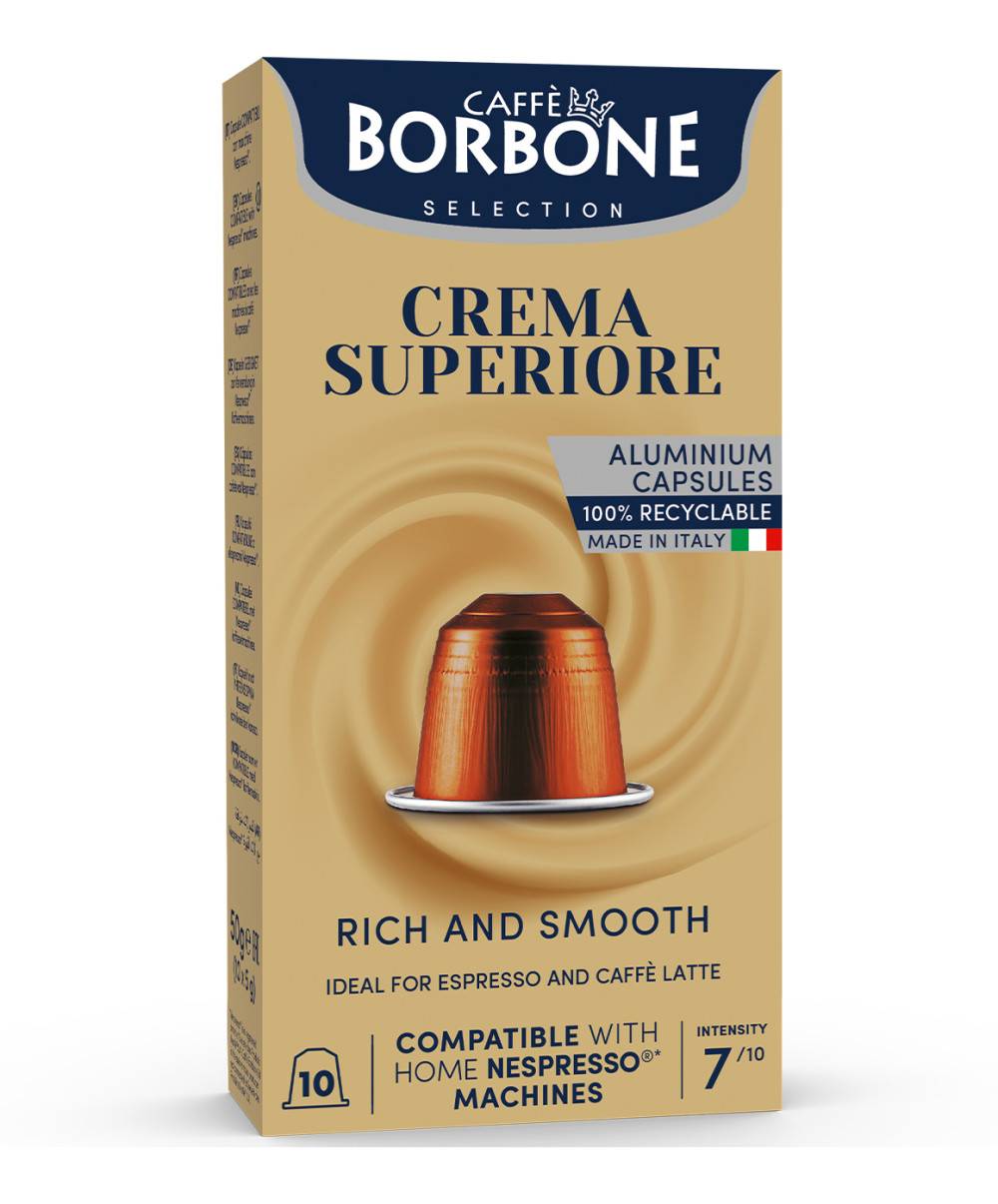 Borbone Caffé Nespresso x10 caps. - Crema Superiore 50g  