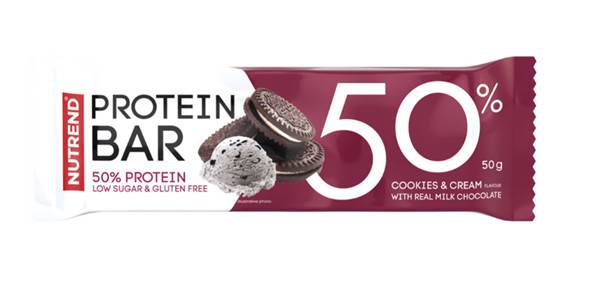 Nutrend Protein Bar 50% cookies&cream 50g 