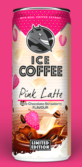 Hell Coffee Limited Edition Pink Latte (fehércsokoládé-eper) 250ml  
