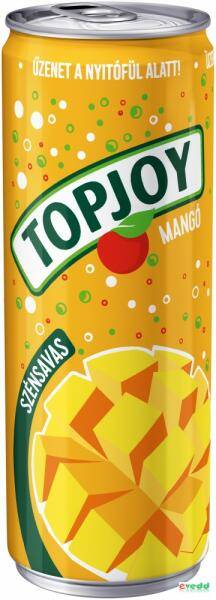 Topjoy 0,33l Szénsavas Mangó CAN  DRS 