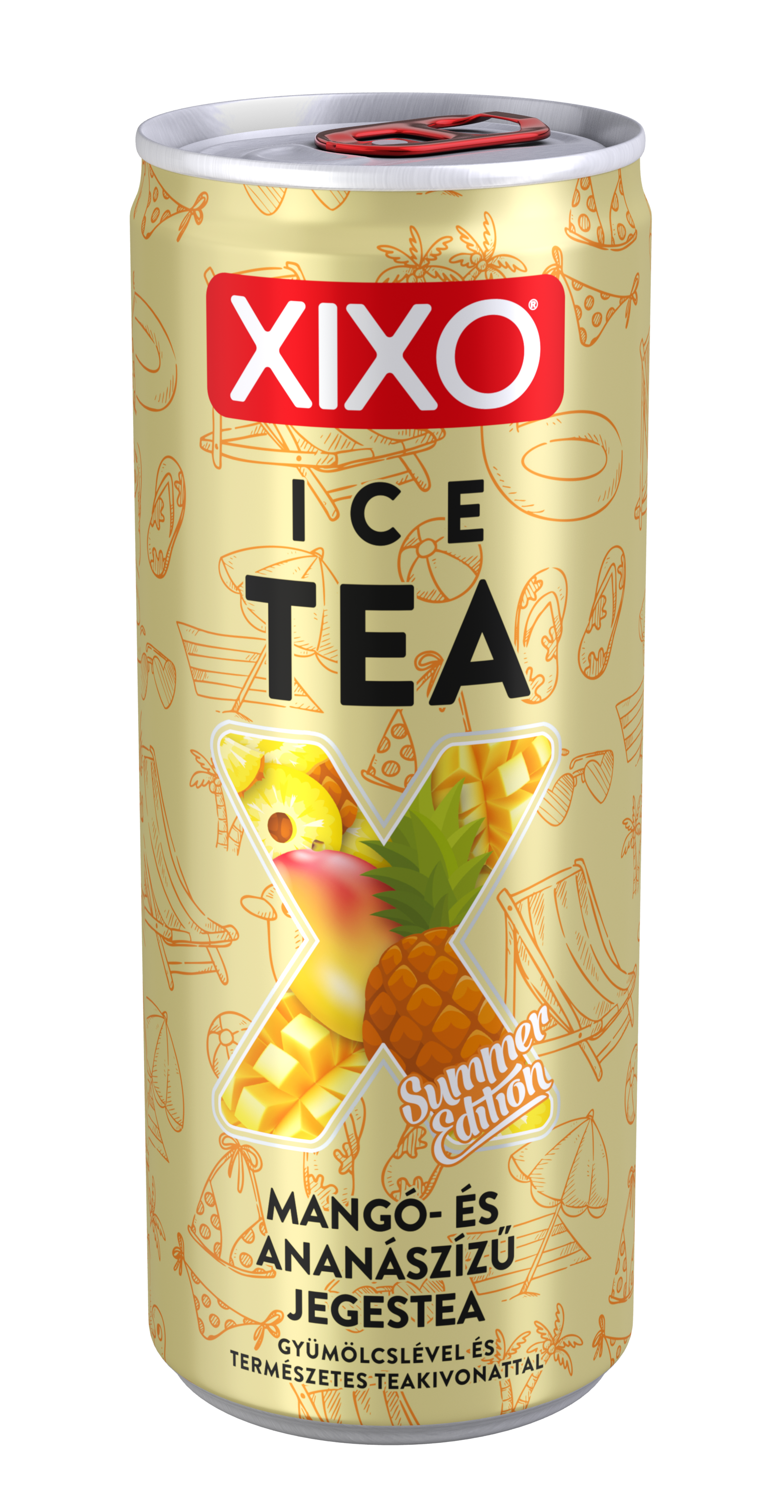 XIXO Ice Tea Mangó-Ananász Summer Edition 250ml  DRS