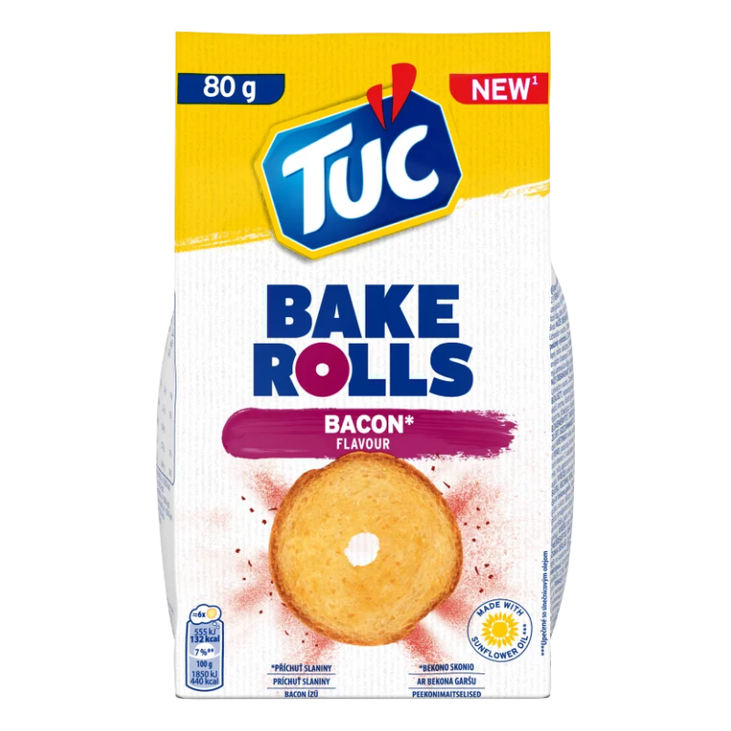 TUC Bake Rolls baconos 80g  