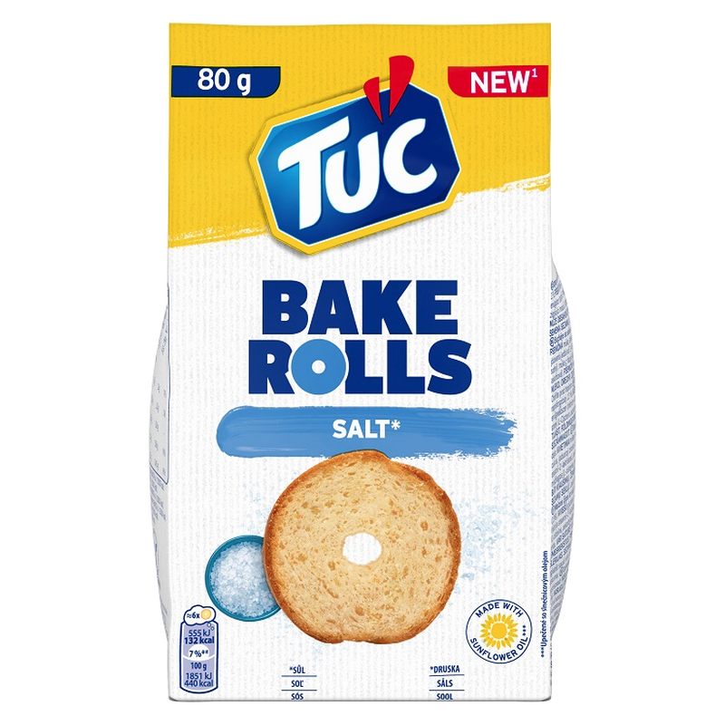 TUC Bake Rolls sós 80g  