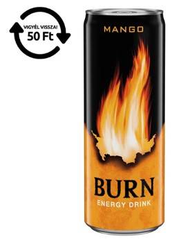 Burn 0,25l Mango  DRS