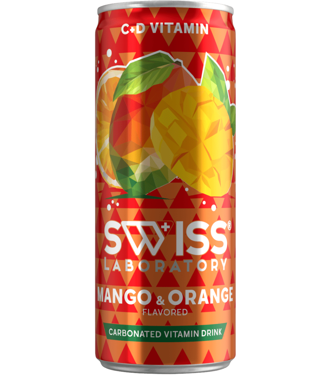 Swiss C+D Vitamin Mango-Orange 250ml  DRS