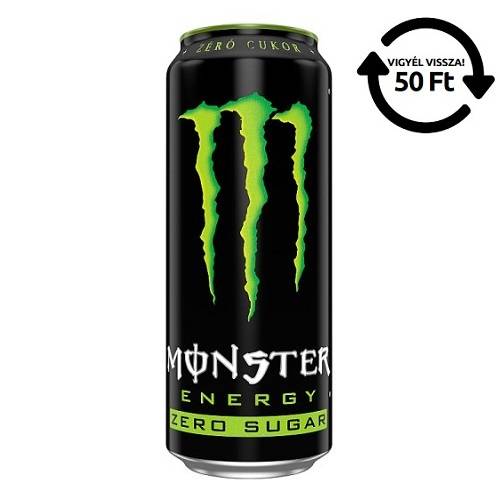 Monster Green Zero 500ml  DRS