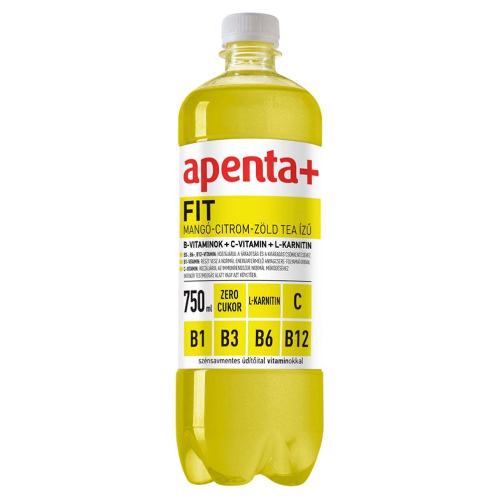 Apenta+ Fit Mangó-citrom-zöld tea 0,75l  DRS