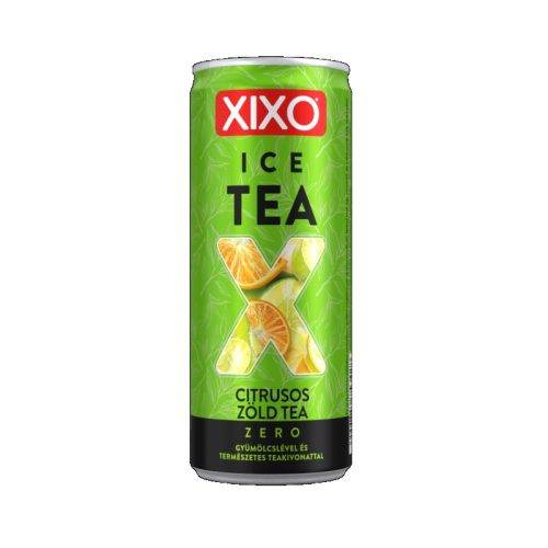 XIXO Green Ice Tea Citrus ZERO 250ml  DRS