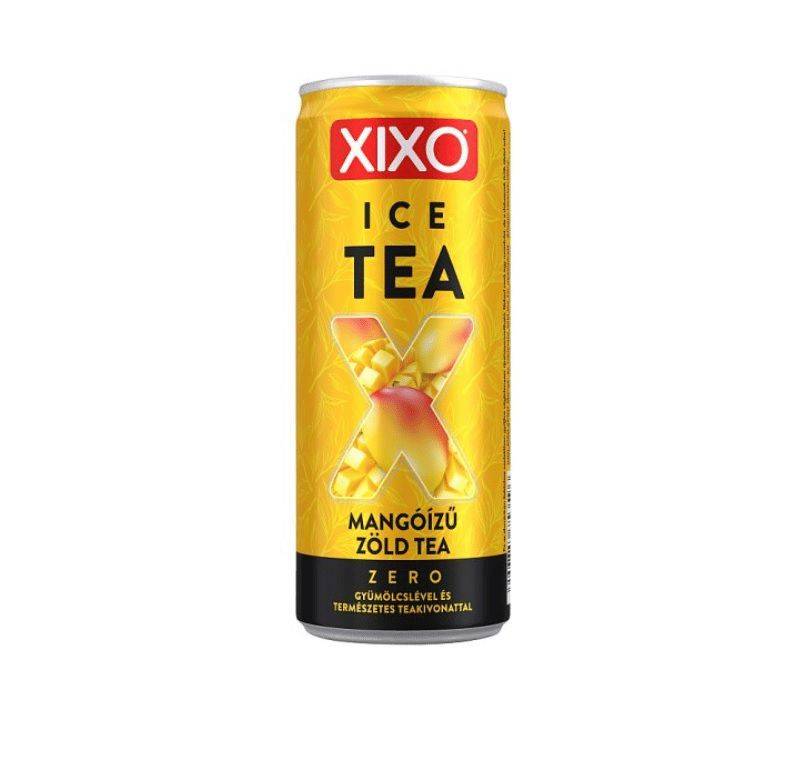 XIXO Green Ice Tea Mango ZERO 250ml  DRS