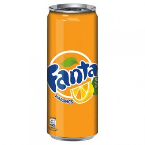 Fanta 0,33l Narancs CAN  DRS