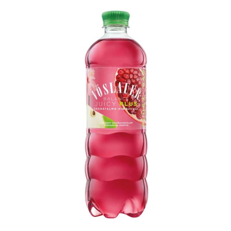 Vöslauer JuicyPlus Gránátalma-Hibiszkusz 750ml  DRS